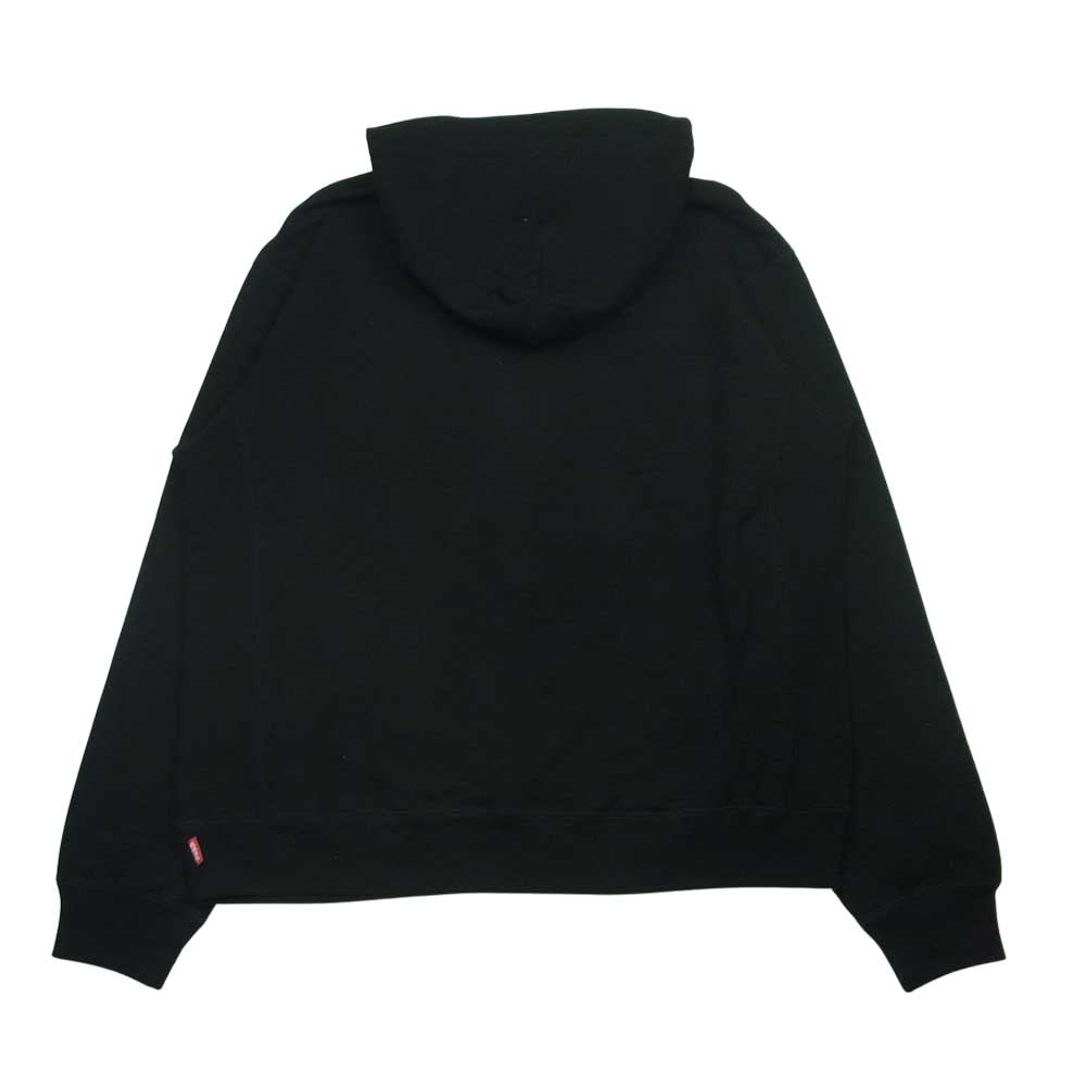 ブラックアイパッチ BEPSS22TP15 LOGO LABEL HOODIE ロゴ ラベル フーディ パーカー ブラック系 L【新古品】【未使用】【中古】