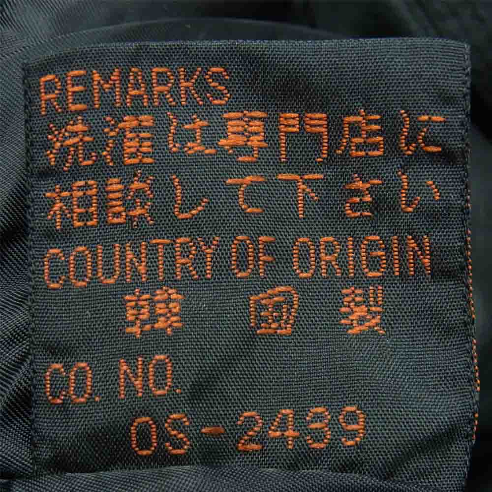 INDIAN インディアン OS-2439 カウレザー パンツ 牛革 ナイロン 韓国製 ブラック系 30【中古】