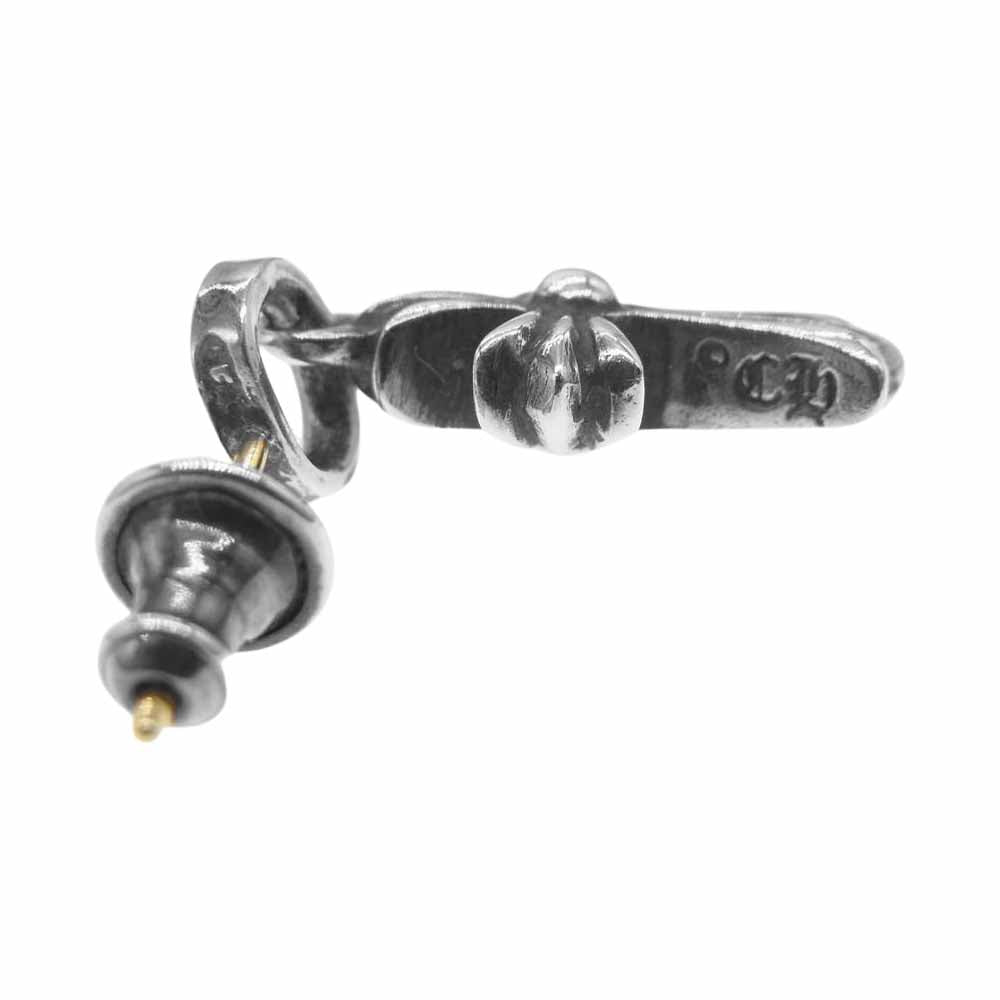CHROME HEARTS クロムハーツ（原本無） BBY F PPRCHN ベイビーファット ペーパーチェーン ドロップ ピアス シルバー系【中古】