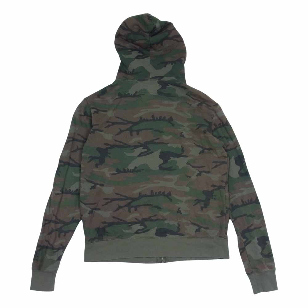 RALPH LAUREN ラルフローレン 国内正規品 DENIM ＆ SUPPLY デニム アンド サプライ カモ柄 迷彩 パーカー カーキ系 S【中古】