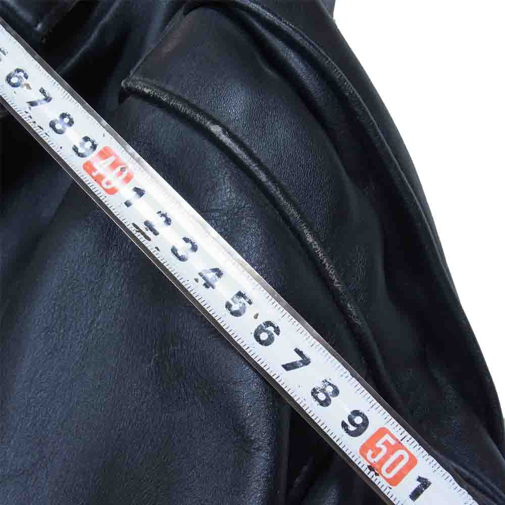 schott ショット 641 シングル ライダース ジャケット ブラック系 38【中古】