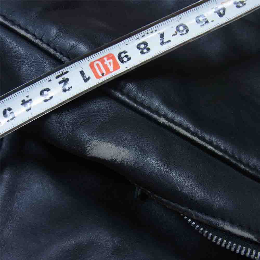 schott ショット 641 シングル ライダース ジャケット ブラック系 38【中古】