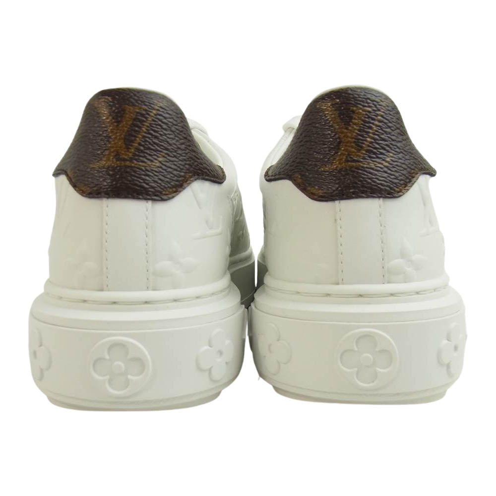 LOUIS VUITTON ルイ・ヴィトン 1A9HBN タイムアウト ライン スニーカー  ホワイト系 35【新古品】【未使用】【中古】