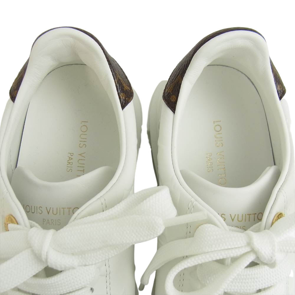 LOUIS VUITTON ルイ・ヴィトン 1A9HBN タイムアウト ライン スニーカー  ホワイト系 35【新古品】【未使用】【中古】