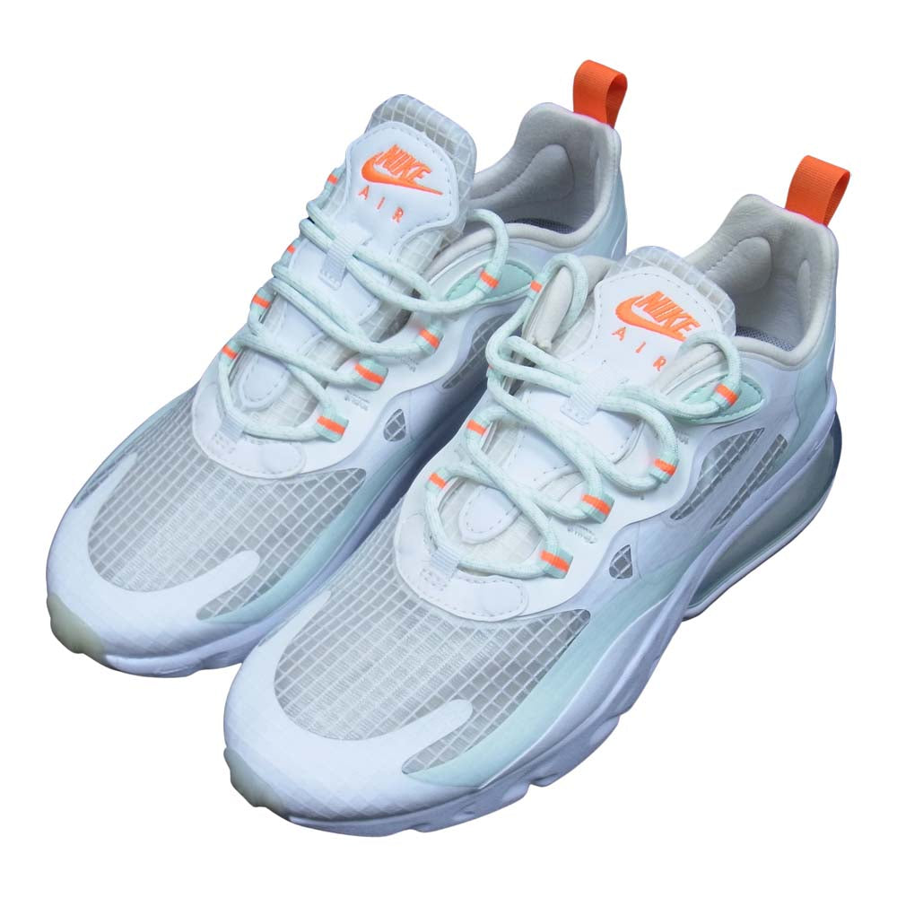 NIKE ナイキ CJ0620-100 AIR MAX 270 エア マックス REACT SE リアクト スニーカー ホワイト系 US7【美品】【中古】