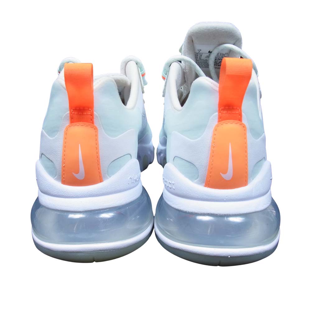 NIKE ナイキ CJ0620-100 AIR MAX 270 エア マックス REACT SE リアクト スニーカー ホワイト系 US7【美品】【中古】
