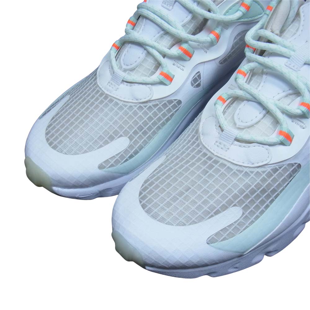 NIKE ナイキ CJ0620-100 AIR MAX 270 エア マックス REACT SE リアクト スニーカー ホワイト系 US7【美品】【中古】