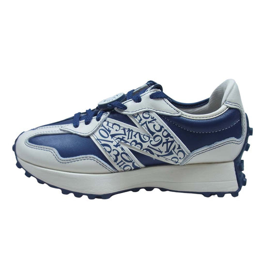 NEW BALANCE ニューバランス MS327FMA × Frank Muller フランク ミュラー ロー スニーカー ネイビー系 US5.5【新古品】【未使用】【中古】