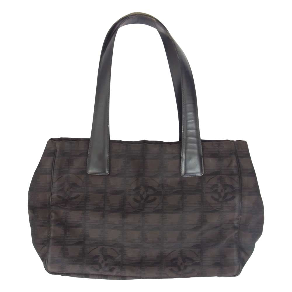CHANEL シャネル トートMM ニュートラベル ブラウン系【中古】