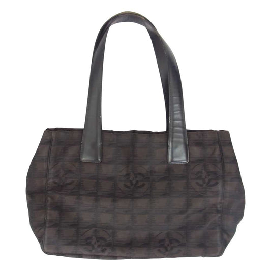 CHANEL シャネル トートMM ニュートラベル ブラウン系【中古】