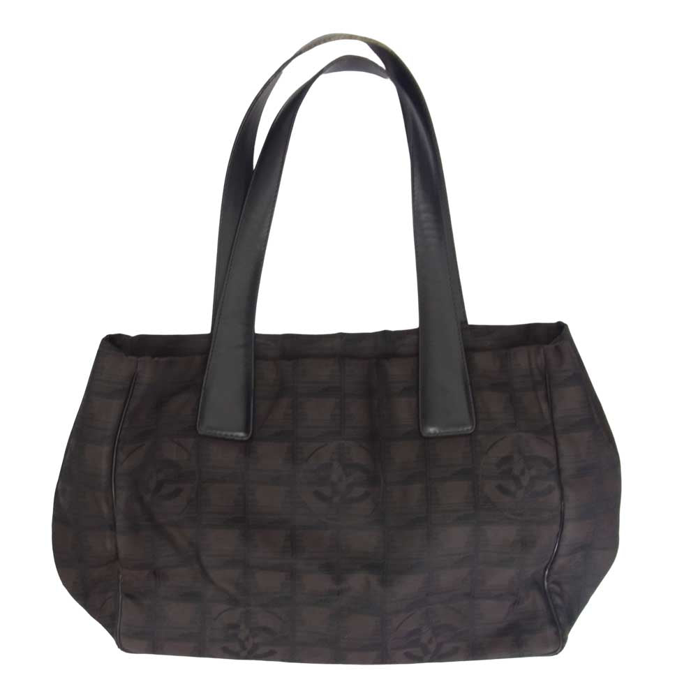 CHANEL シャネル トートMM ニュートラベル ブラウン系【中古】