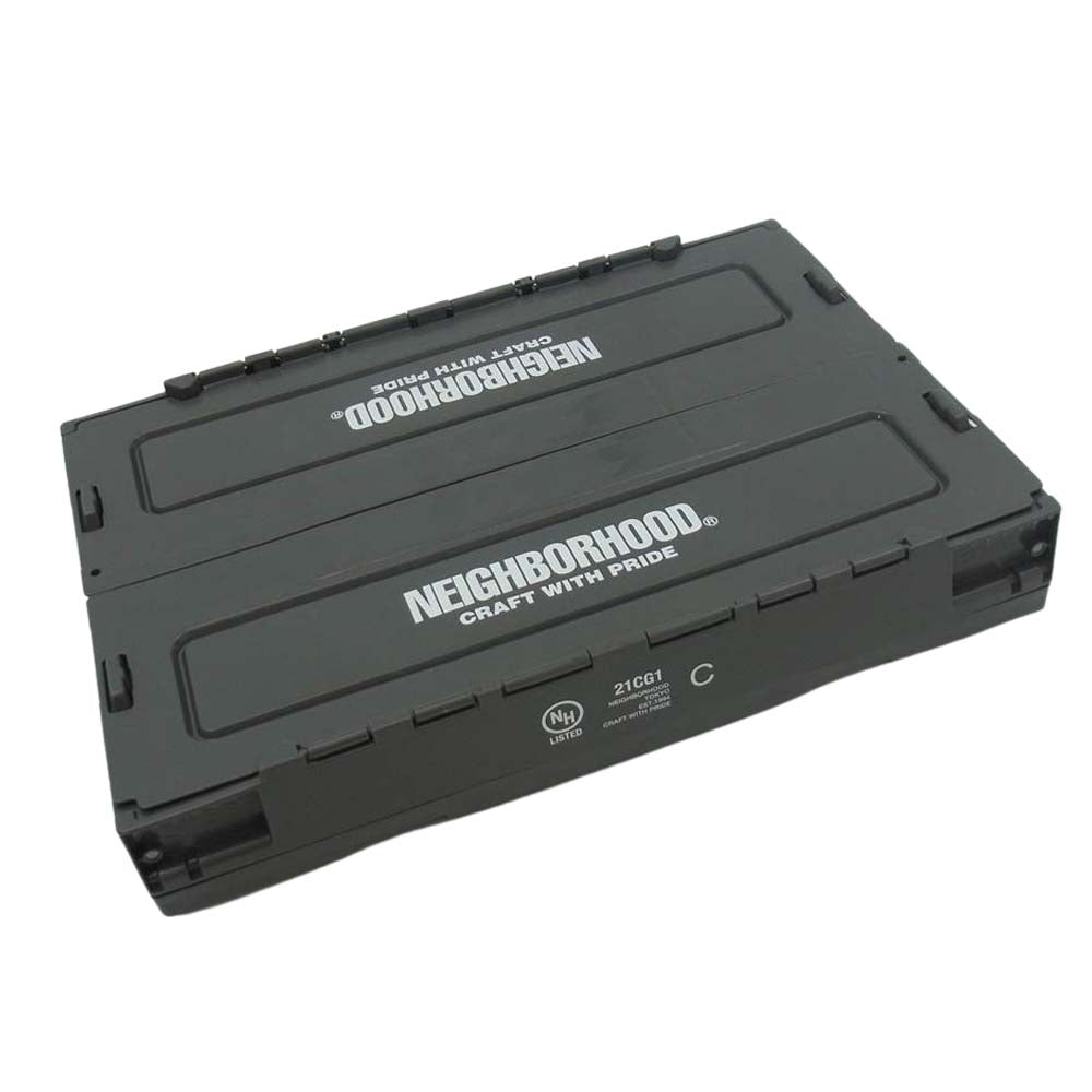 NEIGHBORHOOD ネイバーフッド 211MYNH-AC01S CI / P-FOLDING CONTAINER フォールディングコンテナ グレー系 F【新古品】【未使用】【中古】