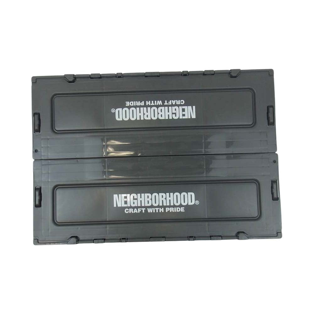 NEIGHBORHOOD ネイバーフッド 211MYNH-AC01S CI / P-FOLDING CONTAINER フォールディングコンテナ グレー系 F【新古品】【未使用】【中古】