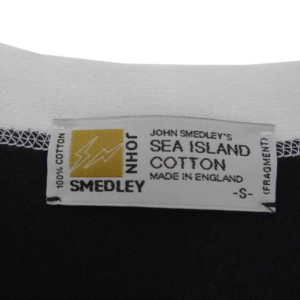 JOHN SMEDLEY ジョンスメドレー FRGMT JS CA-S FRAGMENT DESIGN x SEQUEL Vネック カーディガン ブラック ブラック系 S【新古品】【未使用】【中古】