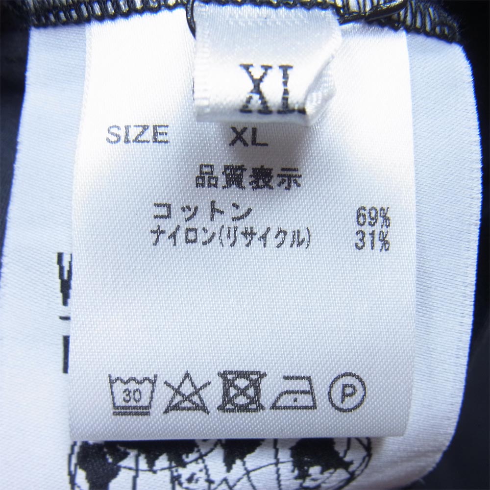ウィリーチャバリア LONG COACH JACKET ロング コーチ ジャケット ブラック系 XL【美品】【中古】
