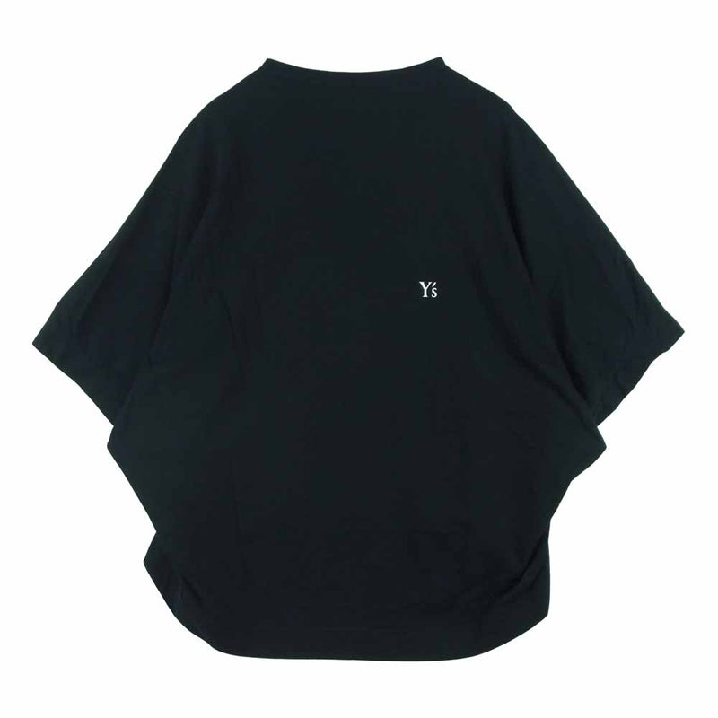 Yohji Yamamoto ヨウジヤマモト YD-T99-066 Y's ワイズ 1POINTT LOGO TEE ワンポイント ロゴ 半袖 Tシャツ ブラック系 2【中古】