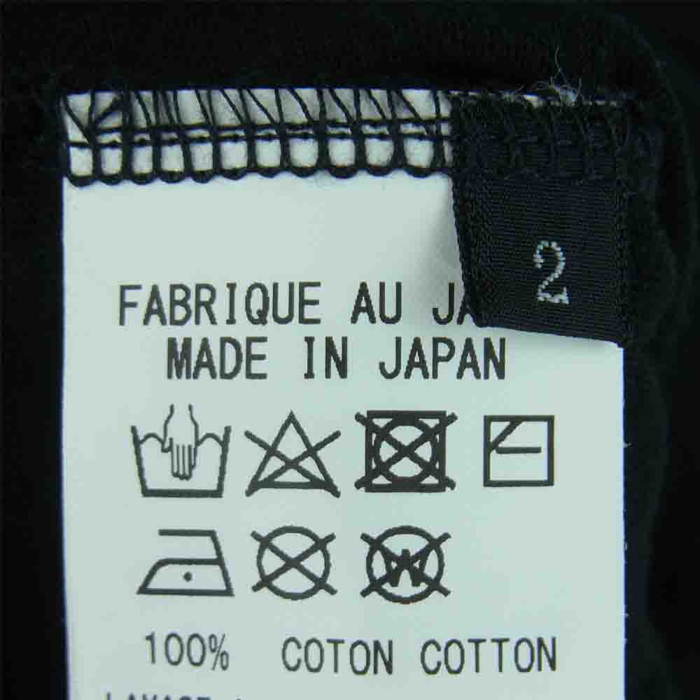 Yohji Yamamoto ヨウジヤマモト YD-T99-066 Y's ワイズ 1POINTT LOGO TEE ワンポイント ロゴ 半袖 Tシャツ ブラック系 2【中古】