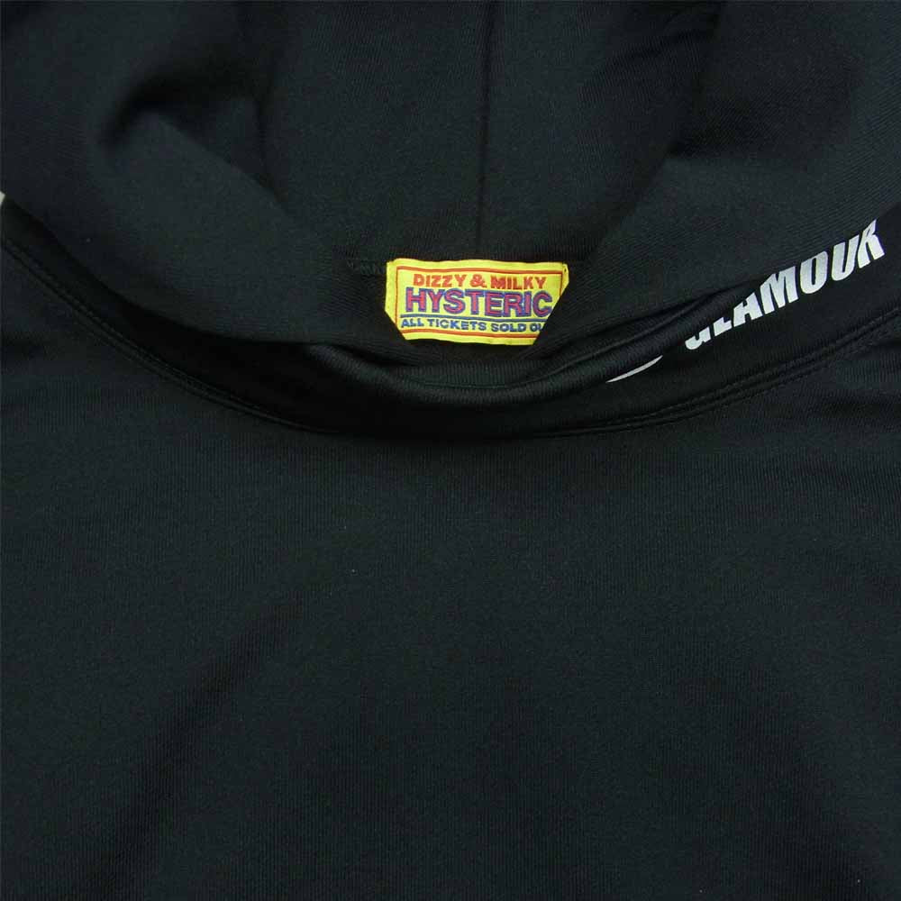 HYSTERIC GLAMOUR ヒステリックグラマー 21AW 01213CF04996 HYS LOGO ロゴ プルオーバー パーカー レディース ブラック系 FREE【極上美品】【中古】