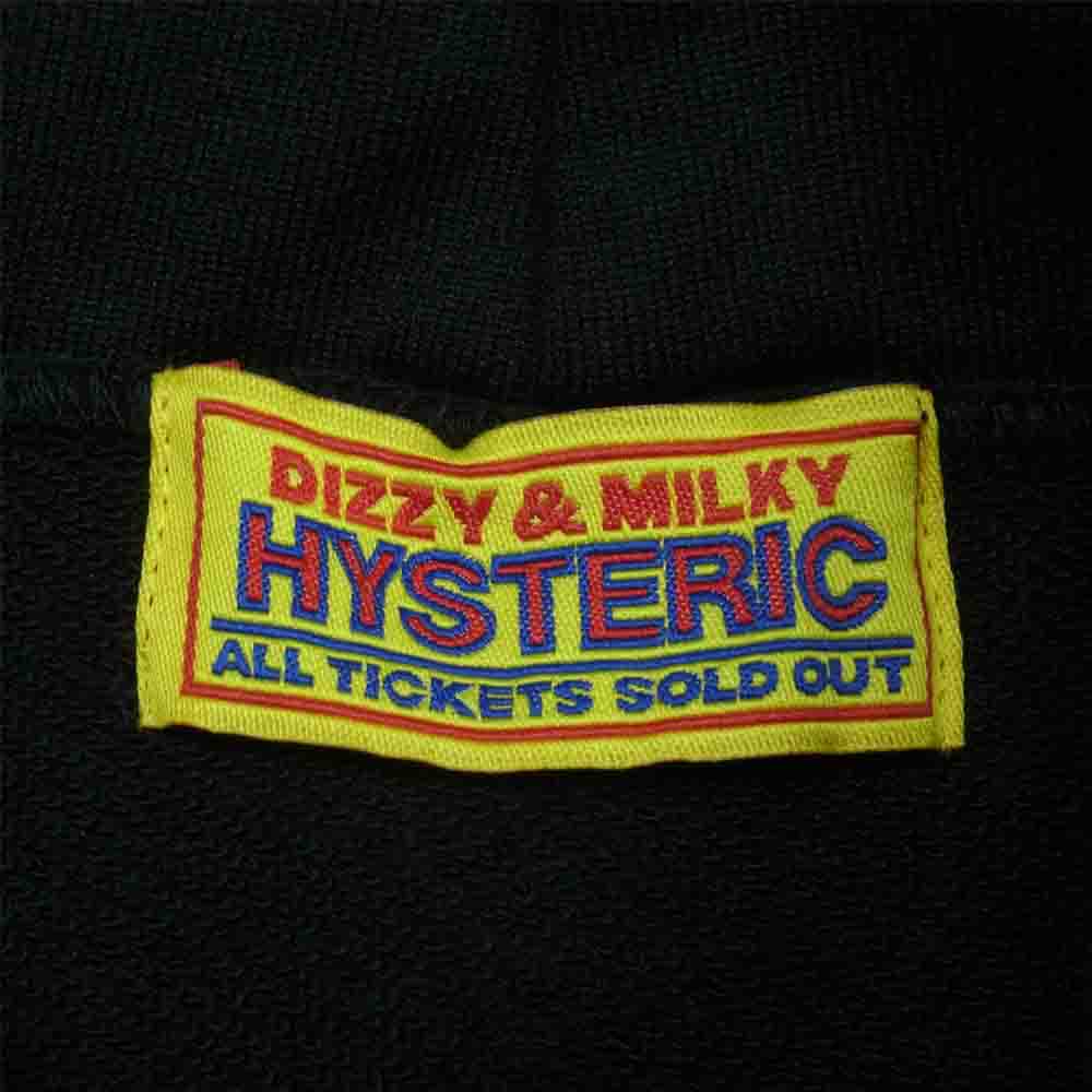 HYSTERIC GLAMOUR ヒステリックグラマー 21AW 01213CF04996 HYS LOGO ロゴ プルオーバー パーカー レディース ブラック系 FREE【極上美品】【中古】