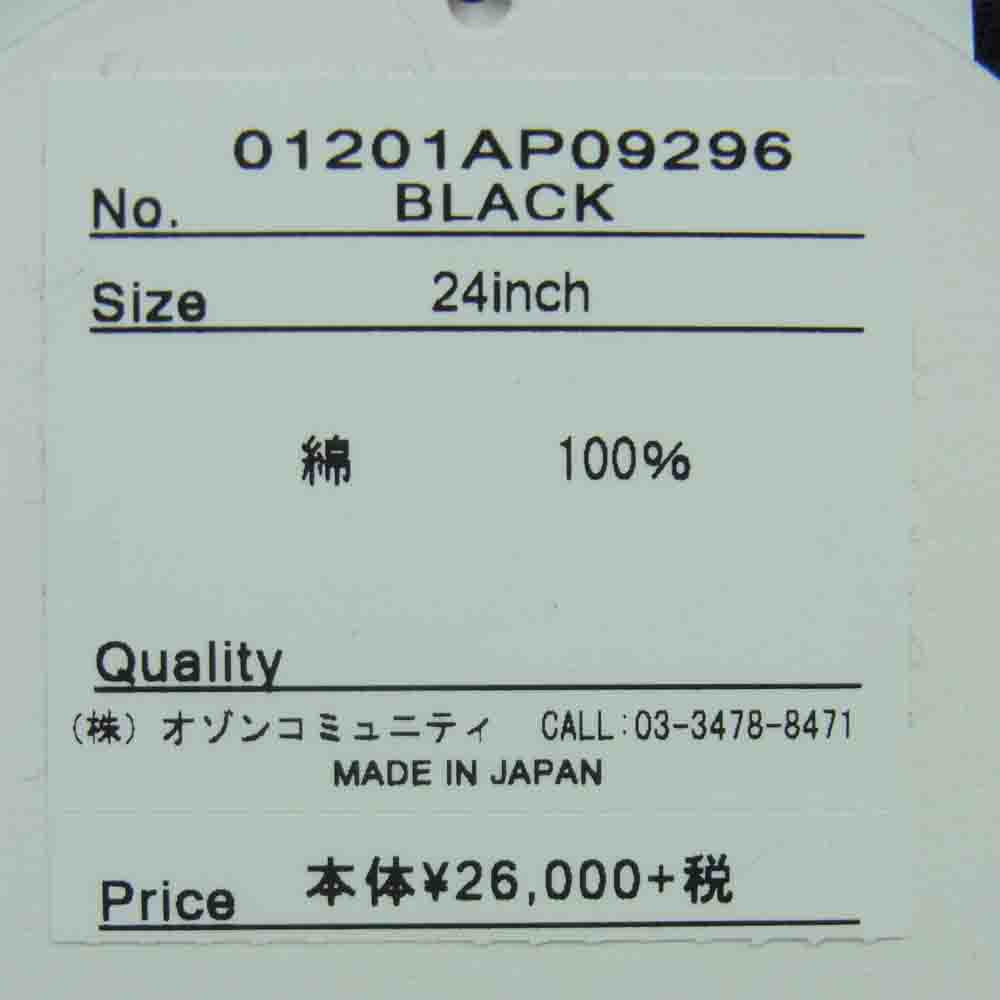 HYSTERIC GLAMOUR ヒステリックグラマー 01201AP09 スター パッチ ワイド デニム パンツ レディース ブラック系 24inch【新古品】【未使用】【中古】