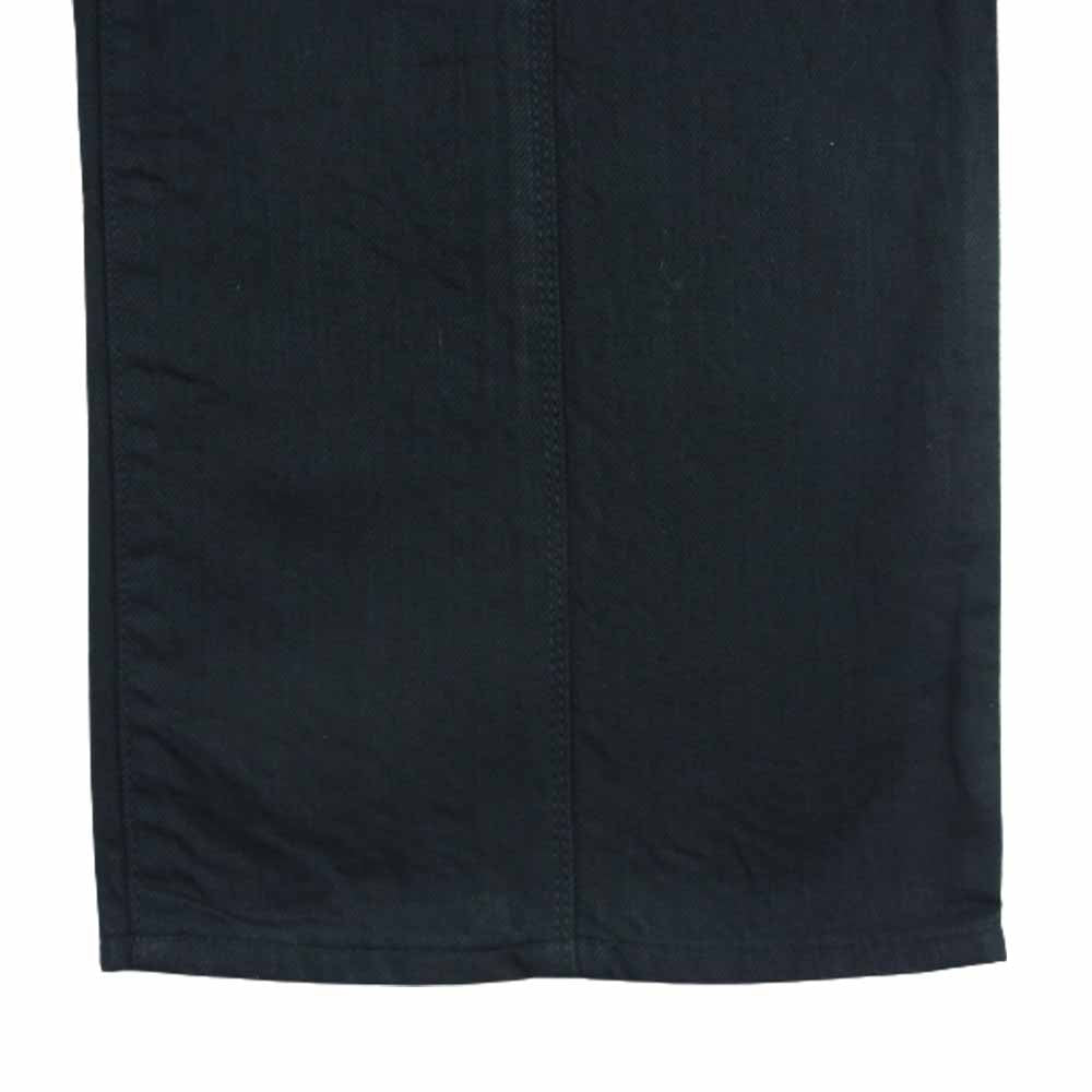 HYSTERIC GLAMOUR ヒステリックグラマー 01201AP09 スター パッチ ワイド デニム パンツ レディース ブラック系 24inch【新古品】【未使用】【中古】