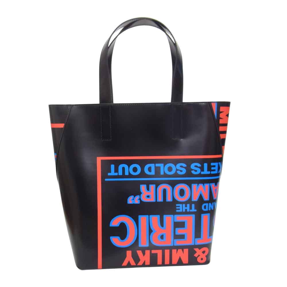 HYSTERIC GLAMOUR ヒステリックグラマー 01211QB03 DIZZY ＆ MILKY レザー トート バッグ ブラック系【美品】【中古】