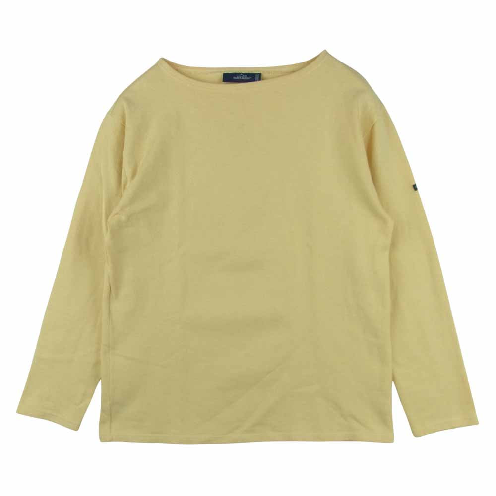 SAINT JAMES セントジェームス GUILDO L/S BASQUE SHIRTS ギルド ウエッソン バスク シャツ カットソー イエロー系 36 3【中古】