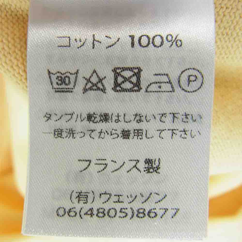 SAINT JAMES セントジェームス GUILDO L/S BASQUE SHIRTS ギルド ウエッソン バスク シャツ カットソー イエロー系 36 3【中古】