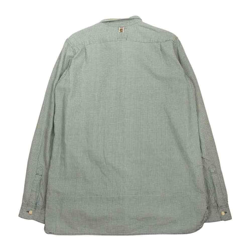 VISVIM ビズビム 14SS 0114105011021 LONG RIDER INDIGO CHECK SHIRT L/S. ロング ライダー インディゴ チェック 長袖 シャツ ブルー系 S【中古】