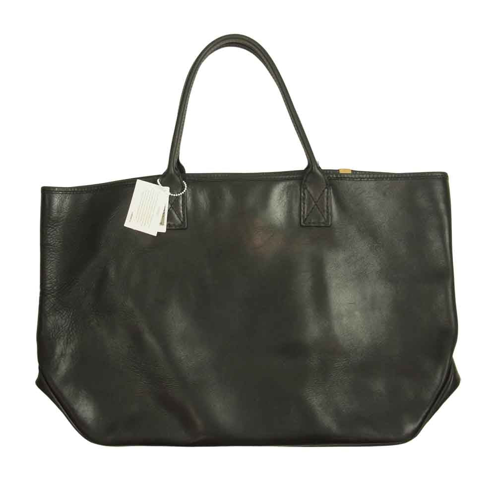 VISVIM ビズビム 15AW 0115203003063 VEGGIE HOMER TOTE L レザー トート バッグ ブラック系【中古】