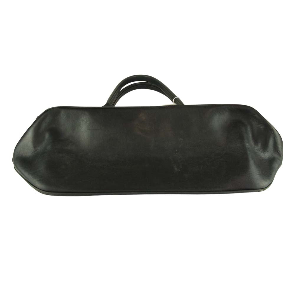 VISVIM ビズビム 15AW 0115203003063 VEGGIE HOMER TOTE L レザー トート バッグ ブラック系【中古】