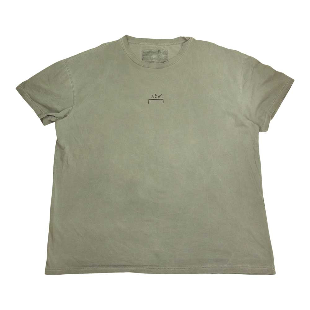 ア コールド ウォール ロゴプリント Tシャツ グレー系 XL【中古】