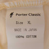 PORTER CLASSIC ポータークラシック HAND WORK CLASSIC T-SHIRT TICKET TAG DRIVE IN THEATER プリント Tシャツ オフホワイト系 XL【中古】