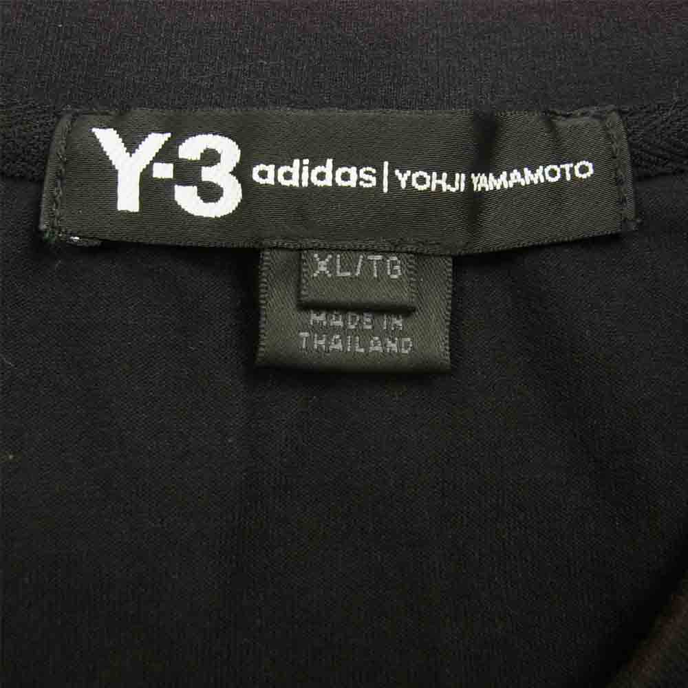 Yohji Yamamoto ヨウジヤマモト Y-3 ワイスリー FJ0409 Stacked Logo Short Sleeve Tee スタック ロゴプリント Tシャツ ブラック系 XL【中古】
