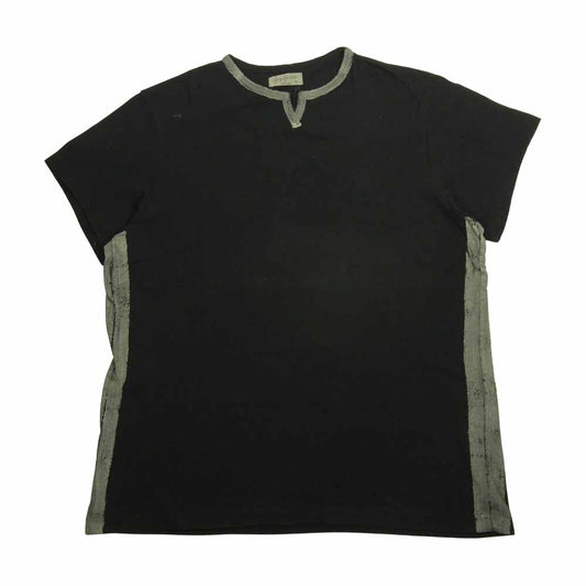 Yohji Yamamoto ヨウジヤマモト POUR HOMME プールオム 17SS HD-T17-093 プリント加工 カットソー ブラック系 3【中古】