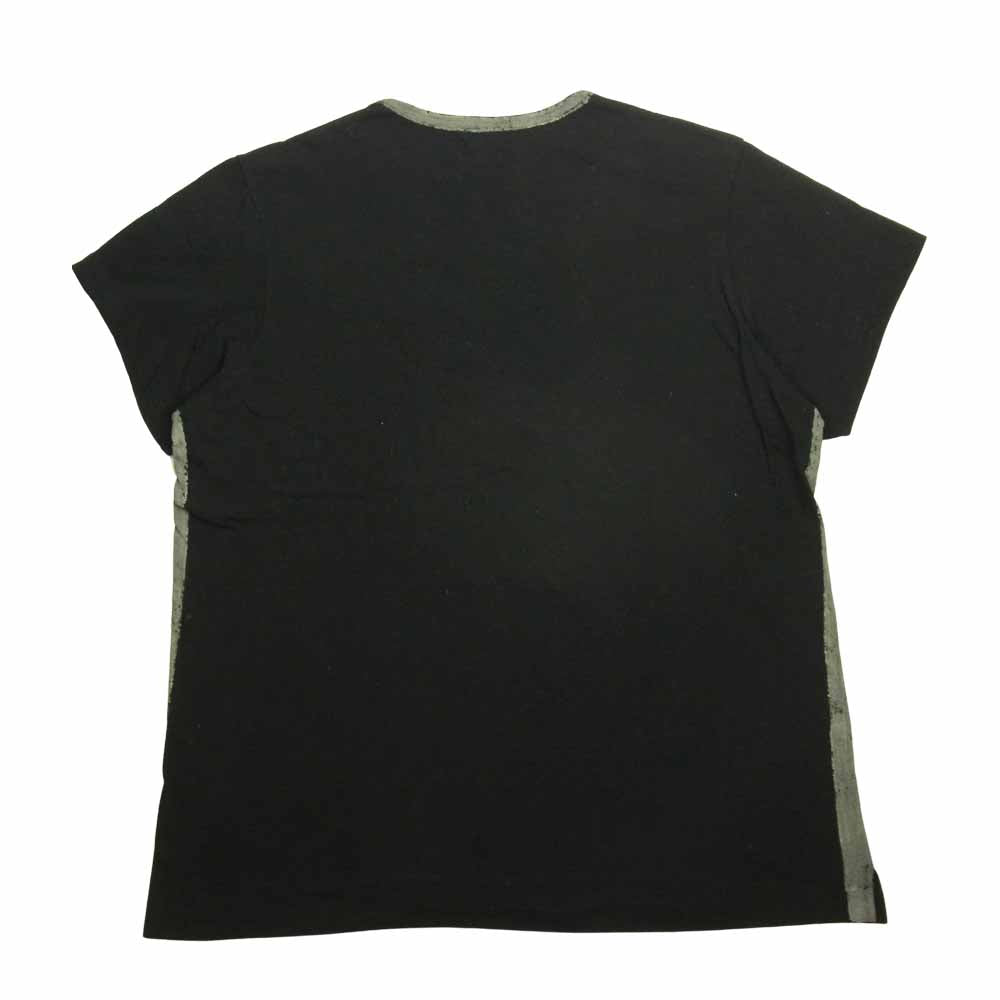 Yohji Yamamoto ヨウジヤマモト POUR HOMME プールオム 17SS HD-T17-093 プリント加工 カットソー ブラック系 3【中古】