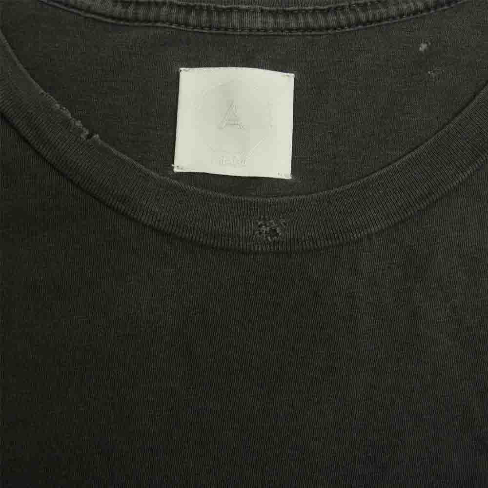 アルケミスト 20SS 国内正規品 still rollin short sleeve t-shirt ダメージ加工 Tシャツ グレー系 XL【中古】
