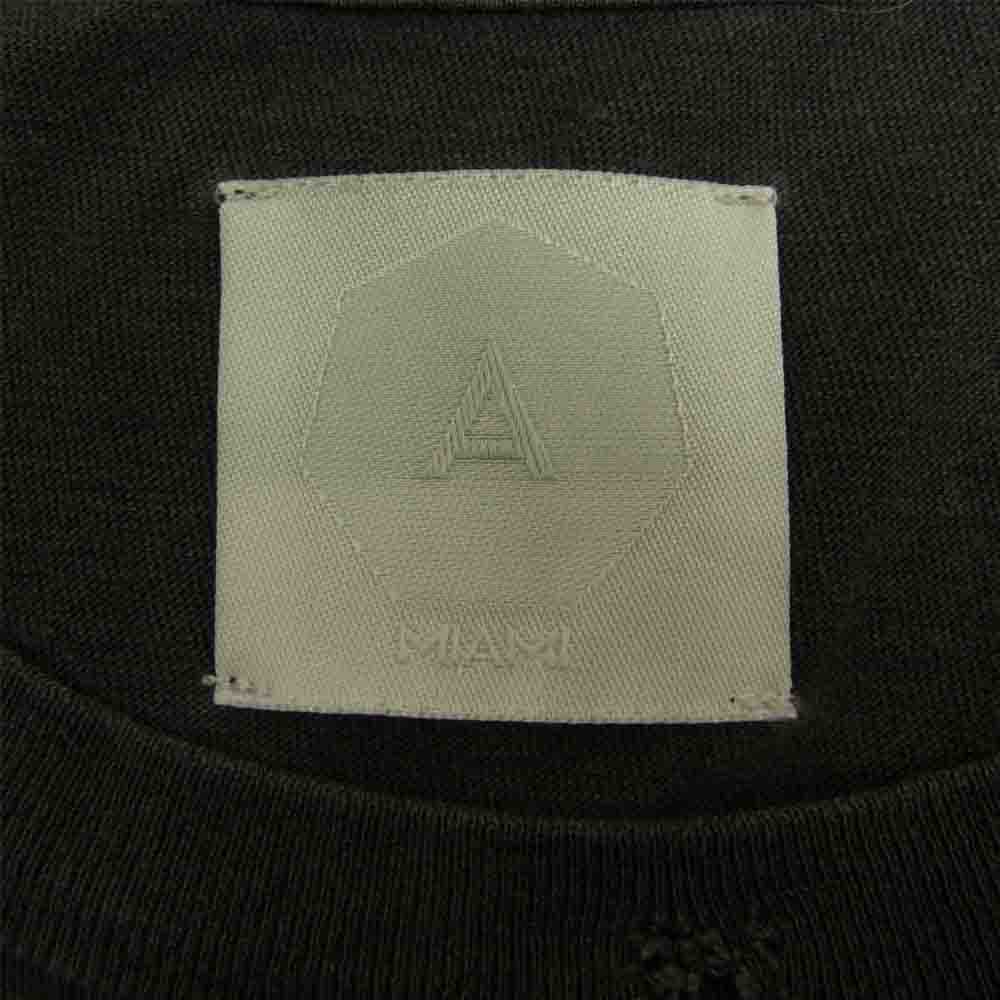 アルケミスト 20SS 国内正規品 still rollin short sleeve t-shirt ダメージ加工 Tシャツ グレー系 XL【中古】