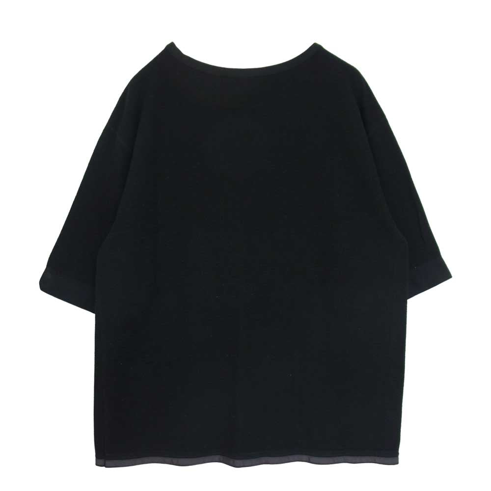 PORTER CLASSIC ポータークラシック SUMMER PILE T-SHIRT サマーパイル Tシャツ ブラック系 3【中古】