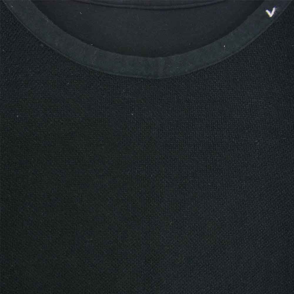 PORTER CLASSIC ポータークラシック SUMMER PILE T-SHIRT サマーパイル Tシャツ ブラック系 3【中古】