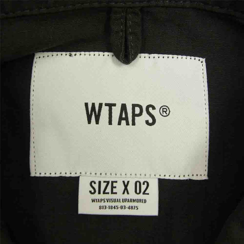 WTAPS ダブルタップス 20SS 201BRDT-SHM02 BUDS LS/SHIRT.COTTON