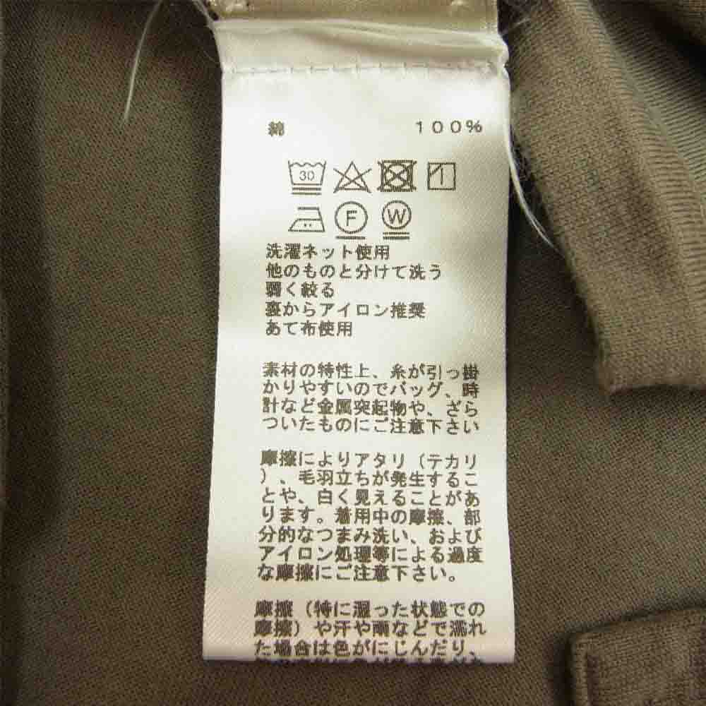 HERMES エルメス 国内正規品 ストライプ 切替 カットソー グレー系 XXL【中古】