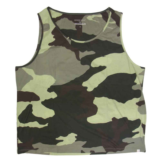 1piu1uguale3 ウノピュウノウグァーレトレ MRT219 DEREK ROSE NO SLEEVE KHAKI CAM カモ タンクトップ カーキ系 XL【美品】【中古】