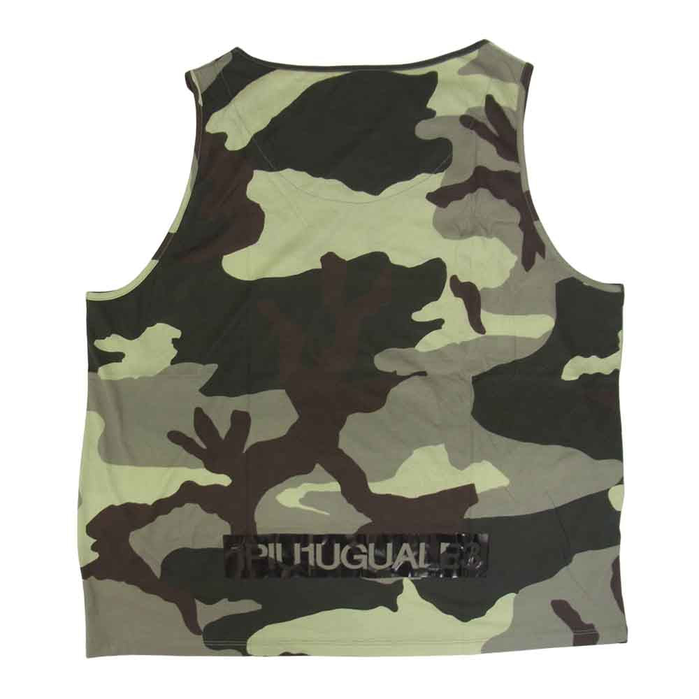 1piu1uguale3 ウノピュウノウグァーレトレ MRT219 DEREK ROSE NO SLEEVE KHAKI CAM カモ タンクトップ カーキ系 XL【美品】【中古】