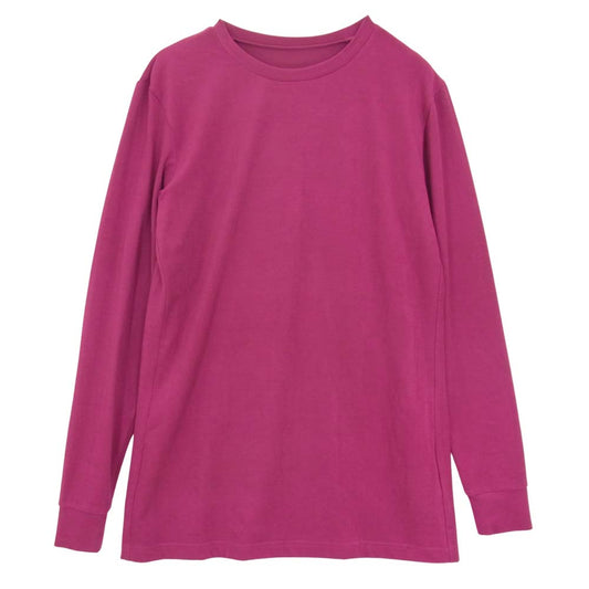 1piu1uguale3 ウノピュウノウグァーレトレ MRT039 CREW-NECK L/S クルーネック 長袖 Tシャツ ピンク系 44【美品】【中古】
