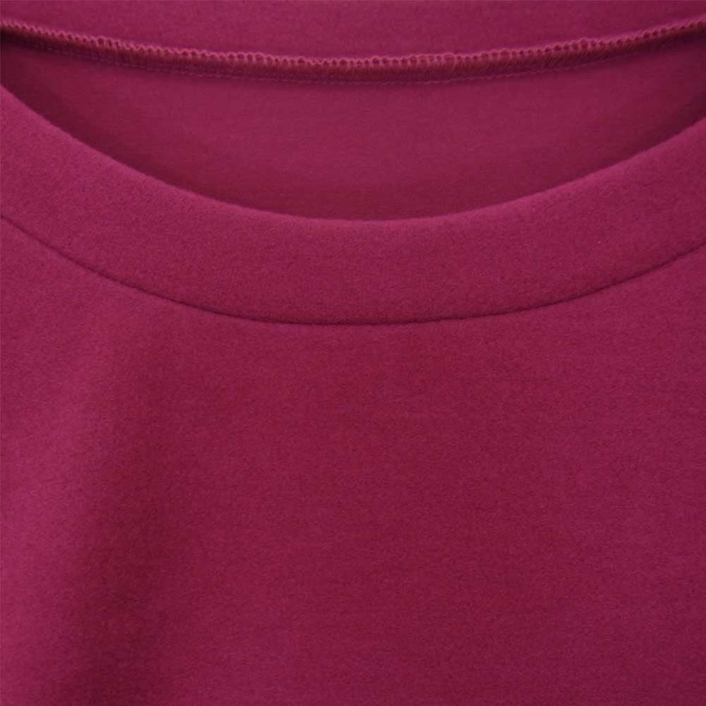 1piu1uguale3 ウノピュウノウグァーレトレ MRT039 CREW-NECK L/S クルーネック 長袖 Tシャツ ピンク系 44【美品】【中古】