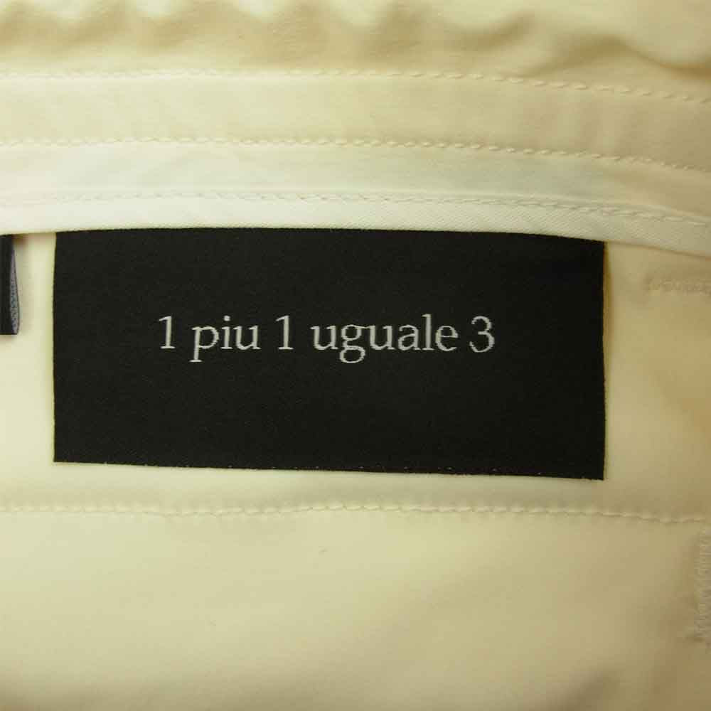 1piu1uguale3 ウノピュウノウグァーレトレ MRP455 NYU032 CARGO SHORTS カーゴショーツ ホワイト系 4【美品】【中古】