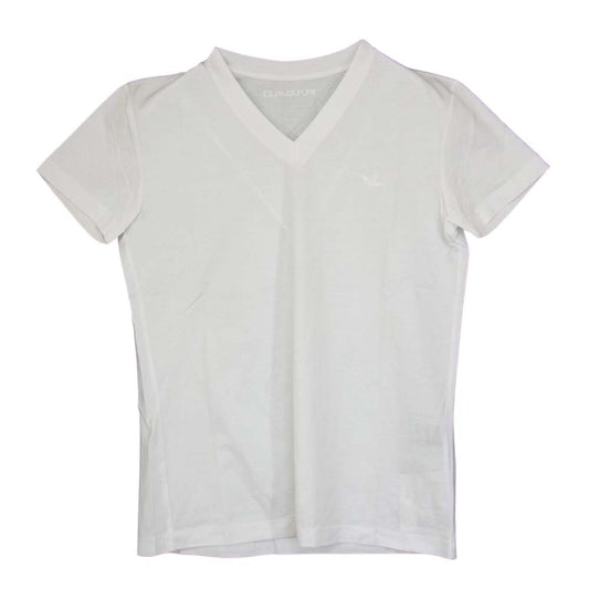 1piu1uguale3 ウノピュウノウグァーレトレ MRT240 S/S V-NECK T-SH CUT SEW Vネック 半袖 Tシャツ ホワイト系 Ⅳ【美品】【中古】