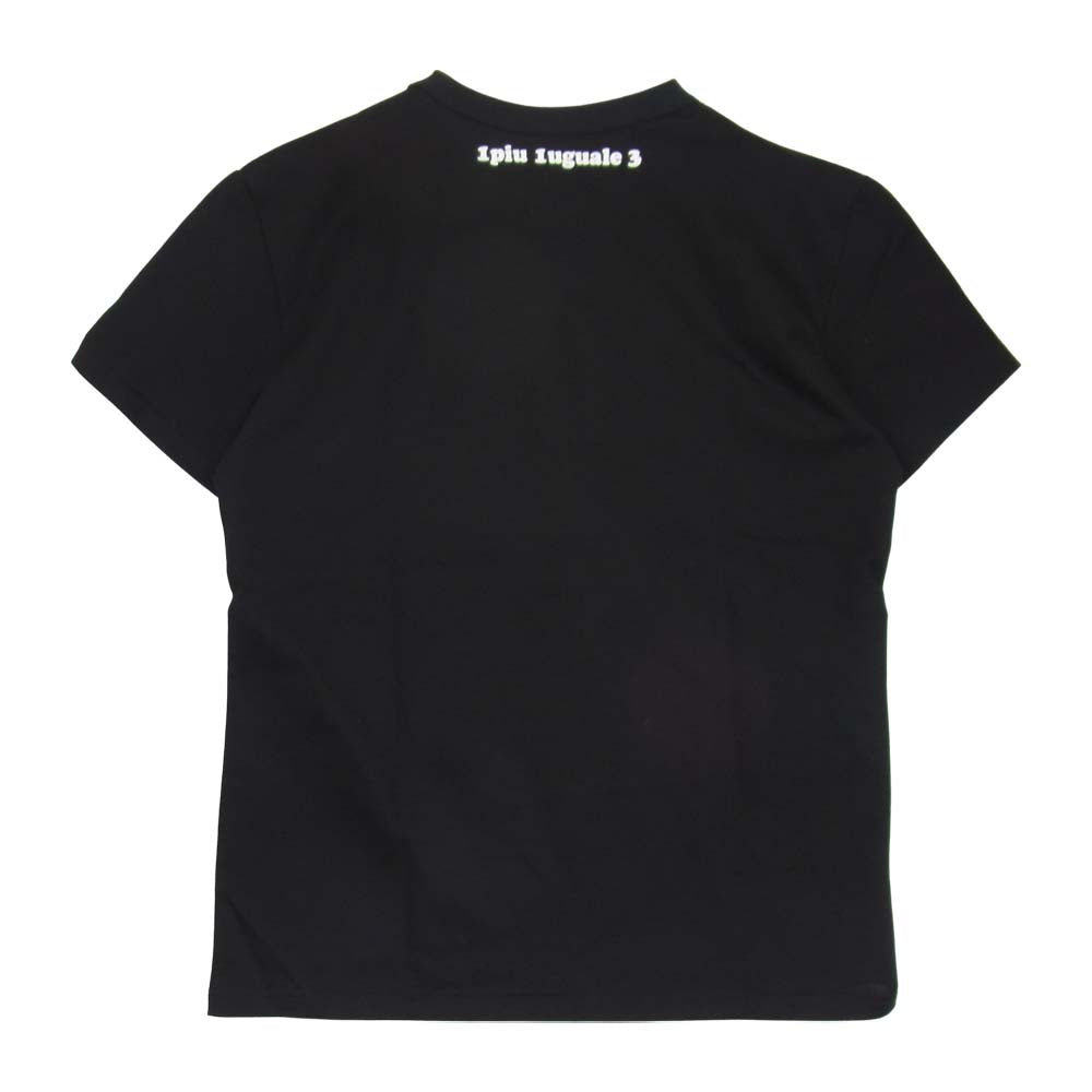 1piu1uguale3 ウノピュウノウグァーレトレ MRT262 PEANUTS CREW SNOOPY ピーナッツ クルー  スヌーピー Tシャツ ブラック系 V【美品】【中古】