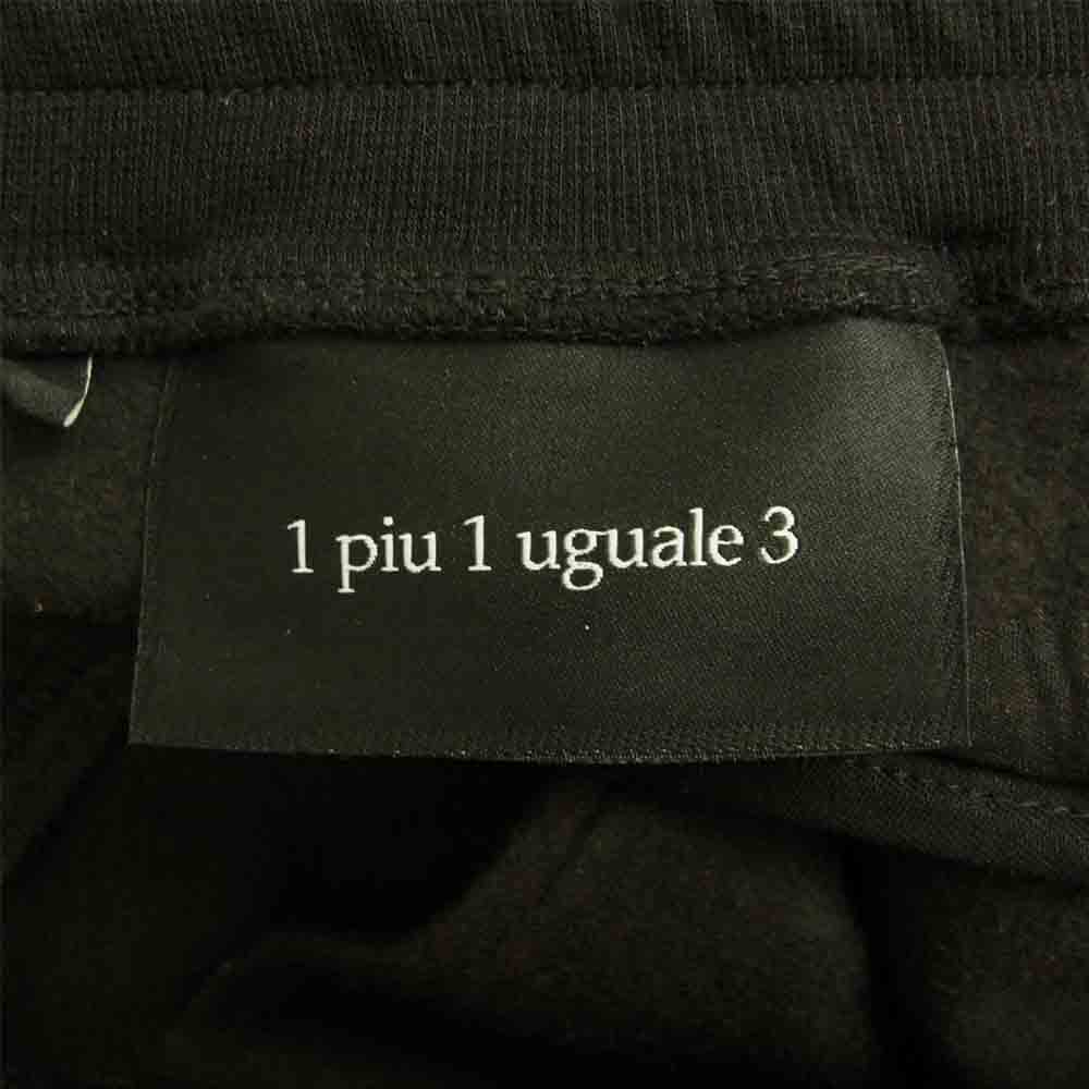1piu1uguale3 ウノピュウノウグァーレトレ MRP447 NYU030 KAPPA カッパ RIB PANTS リブ パンツ ブラック系 6【美品】【中古】
